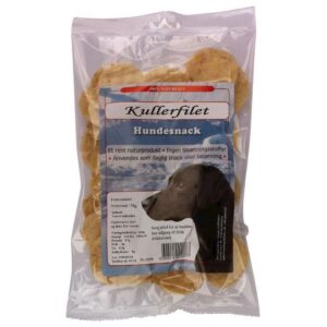 Kullerfilet chips - t�rret islansk fiskesnack , 75g
