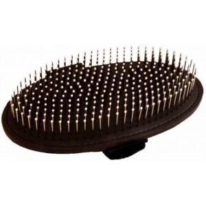 KW Oval Pigb�rste med dupper til hunde