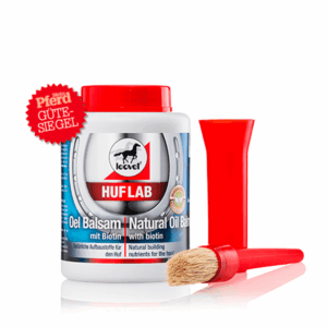 Leovet HOOFLAB Natural Oil Balm med b�rste, 450 ml