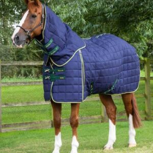 Premier Equine Lucanta 450g staldd�kken med hals - Navy