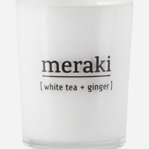 Meraki - Duftlys, White tea & Ginger - 60g
