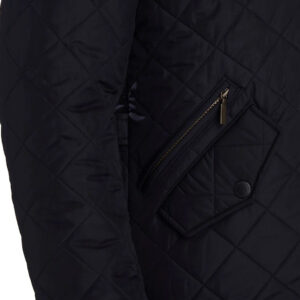 Barbour - Jakke, herre, Powell Quilt - Navy/Forest Mist / XXL