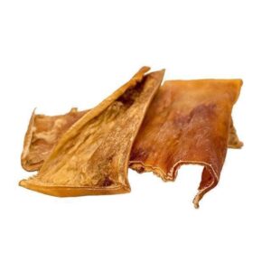 T�rret oksehoved hud, plader, 750 g.
