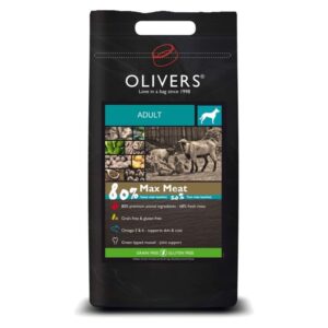 Olivers Adult Max Meat 80% Grain Free, 8 kg