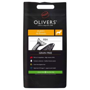 Olivers Puppy Fish All Breeds Grain Free, 12 kg