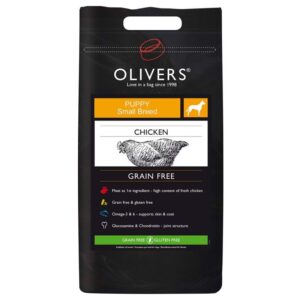 Olivers Puppy Chicken Large Breed Grain Free, 12 kg