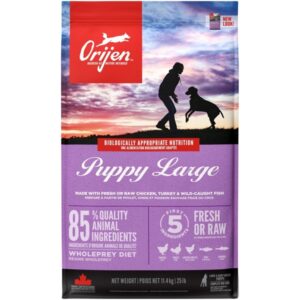 Orijen Puppy Large Breed hvalpefoder med fjerkr� og fisk (f�s i 2 st�rrelser)