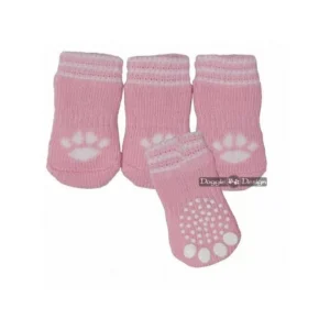 Pink Paw Hundesokker - Medium
