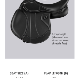 Premier Equine Antibes springsadel - Havnna m�rkebrun, 17"