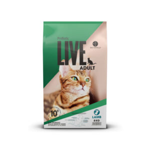 2 kg. ProBiotic LIVE Adult Kat - kattemad med lam