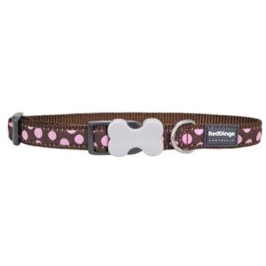 Red Dingo Halsb�nd, Pink Spot, 20-32 cm