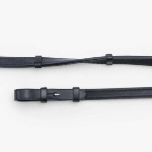 Premier Equine Salvatore gummi & l�der t�jler - Sort