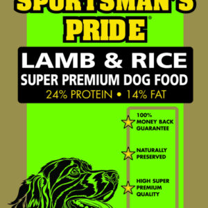 15 kg Sportsman�s Pride Lam & Ris (gr�n) - voksenfoder med lam