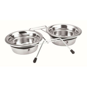 Silent dinner s�t - 2 stk sk�le i holder