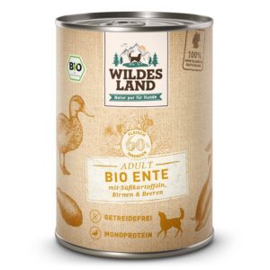 Wildes Land BIO And �kologisk d�semad til hunde, 400g
