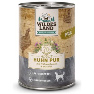 Wildes Land Pur Kylling d�semad, 400g