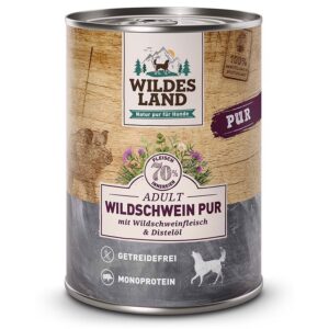 Wildes Land Pur Vildsvin d�semad, 400g