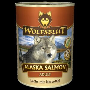 WolfsBlut Alaska Salmon Adult d�semad, 395g