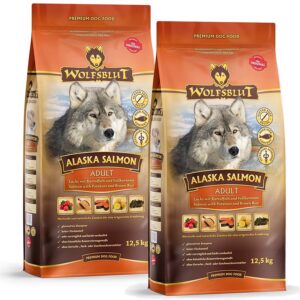 2 x 12.5 kg. Wolfsblut Alaska Salmon Adult stork�b rabat