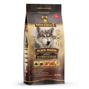 WolfsBlut Black Marsh Adult med vandb�ffel, 12.5 kg